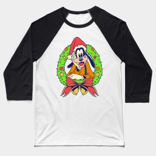 Goofy Around The Christmas Tree Baseball T-Shirt